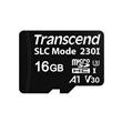 Transcend 16GB microSDHC230I UHS-I U3 V30 A1 (Class 10) 3D TLC (SLC mode) průmyslová paměťová karta, 100MB/s R, 70MB/s W