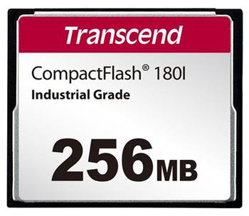 Transcend 256MB INDUSTRIAL TEMP CF180I CF CARD, (MLC) paměťová karta (SLC mode),