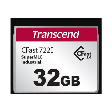 Transcend 4GB INDUSTRIAL TEMP CFAST CFX722I (MLC) paměťová karta (SLC mode), 510MB/s R, 355MB/s