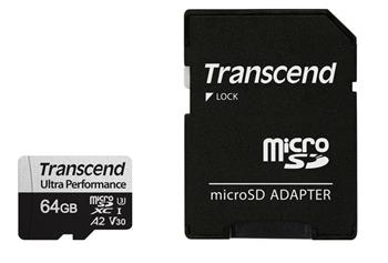 Transcend 64GB microSDXC 340S UHS-I U3 V30 A2 3D
