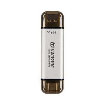 Transcend ESD310S 512GB, External SSD, USB 10Gbps, Type C/A