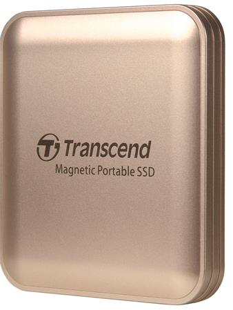Transcend ESD420G 2TB, USB 20Gbps Type C, Externí odolný SSD disk (3D NAND flash), 2000MB/R, 2000MB/W, Magsafe, šedý
