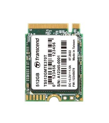 TRANSCEND MTE370T 512GB SSD disk M.2 2230, PCIe Gen3 x4 NVMe 1.3 (3D TLC), 2000M