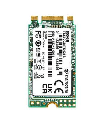 TRANSCEND MTS425S 500GB SSD disk M.2 2242, SATA III 6Gb/s (3D TLC), 530MB/s R, 4