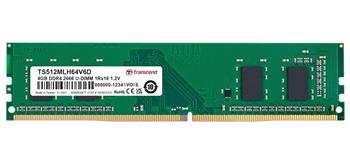 Transcend paměť 4GB DDR4 2666 U-DIMM 1Rx16 512Mx16 CL19 1.2V