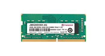 Transcend paměť 4GB (JetRam) SODIMM DDR4 3200 1Rx8