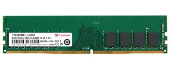 Transcend paměť 8GB DDR4 3200 U-DIMM 2Rx8 1Gx8 CL2