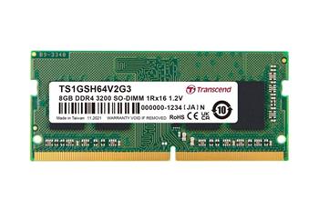 Transcend paměť 8GB SODIMM DDR4 3200 1Rx16 1Gx16 CL19 1.2V