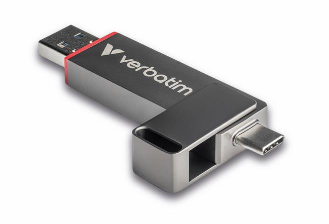 VERBATIM Dual QuickStick USB-C & USB-A USB 3.2 Gen 1, 256GB