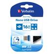VERBATIM Store 'n' Stay NANO 16GB USB 3.0 černá