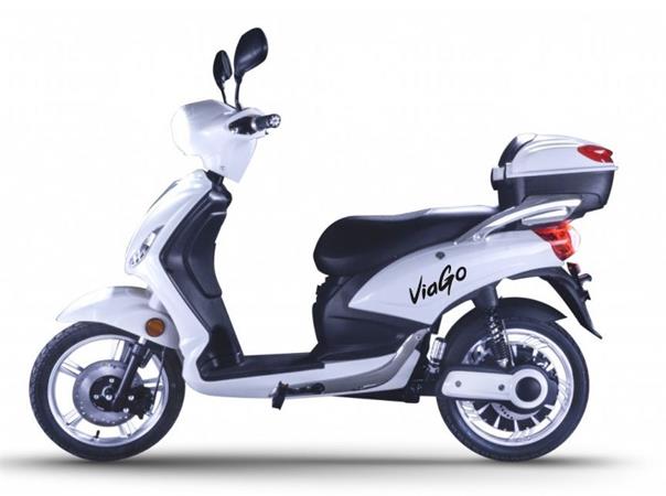 ViaGo Riga bílá, 500W (1000W), 25Km/h (40Km/h), dojezd 50Km, bez baterie, bez nutnosti SPZ a ŘP