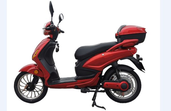 ViaGo Riga červená, 500W (1000W), 25Km/h (40Km/h), dojezd až 100Km, bez baterie 48V/40Ah, bez nutnosti SPZ a ŘP