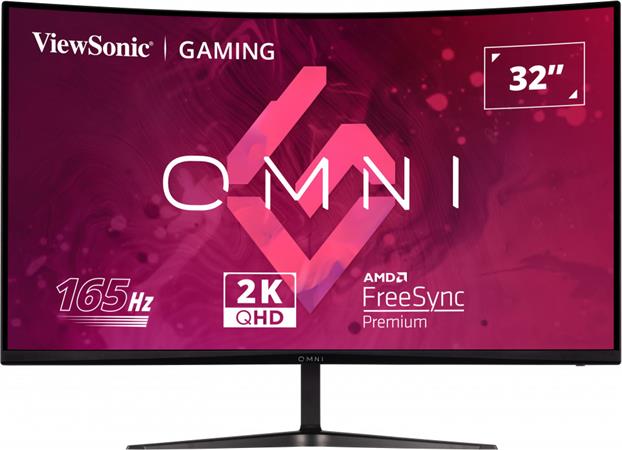 Viewsonic VX3218C-2K 32" prohnutý VA 2560x1440/165hz/1ms/300cd/2xHDMI/DP/Repro/VESA