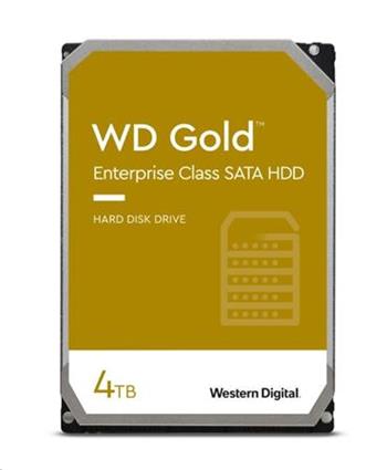 WD GOLD WD4004FRYZ 4TB SATA/ 6Gb/s 256MB cache 7200 ot., CMR, Enterprise