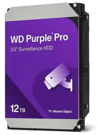 WD PURPLE PRO WD122PURP 12TB, SATA III 3.5", 512MB 7200RPM, 272MB/s, CMR