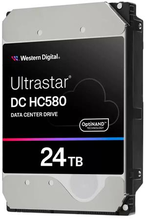 WD Ultrastar HDD 24TB DC HC580 3.5in 26.1 512 7200RPM SATA ULTRA 512E TCG P3