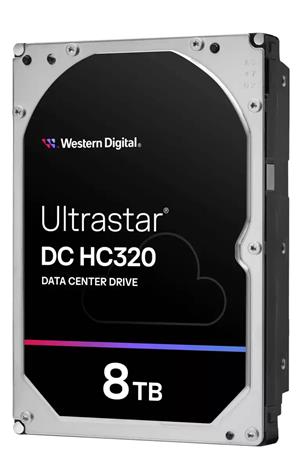 WD Ultrastar HDD 8TB DC HA340 3.5in 26.1MM 256MB 7200RPM SAS ULTRA 512E SE P3
