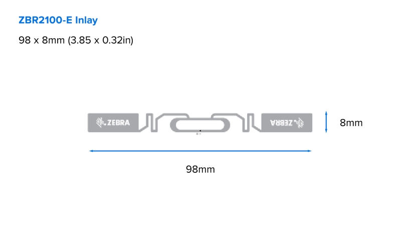 Zebra Label, Paper, 102x152mm; Direct Thermal, Z-PERFORM 1000D, Uncoated, Permanent Adhesive, 76mm Core, Sample, RFID, 100/Roll