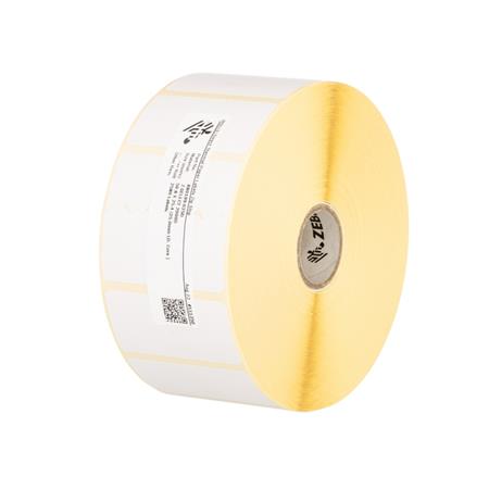 Zebra Label, Paper, 76.2x44.5mm; Direct Thermal, Z-Select 2000D Removable, Removable Adhesive, 19mm Core, Perforation and Black Ma