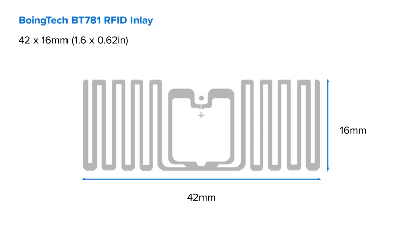 Zebra Label, Polyester, 44x19mm; Thermal Transfer, Z-ULTIMATE 2500T WHITE, Permanent Adhesive, 76mm Core, RFID