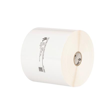 Zebra Label, Polyethylene, 102x102mm; Thermal Transfer, POLYE 3100T GLOSS, Permanent Adhesive, 76mm Core