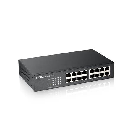 Zyxel GS1100-16v4 Unmanaged + 16 port Gigabit Unmanaged Switch